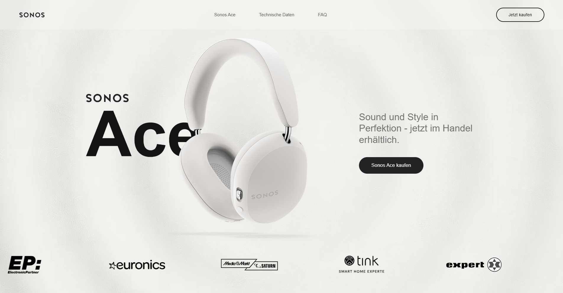Listening Perfected – Sonos Ace Launch